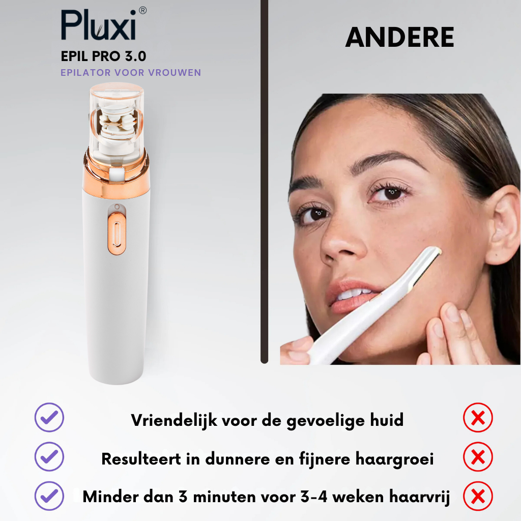 PluxiEpilator™ Snel & Langdurig (KORTING)